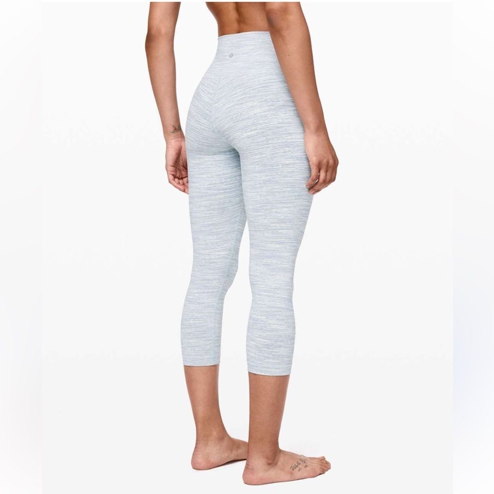 Lululemon Wunder Under grey heather Crop (High-Rise) Size 6